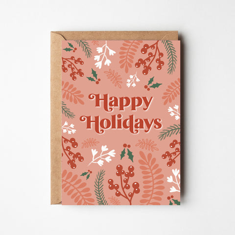 Happy Holidays Greeting Card