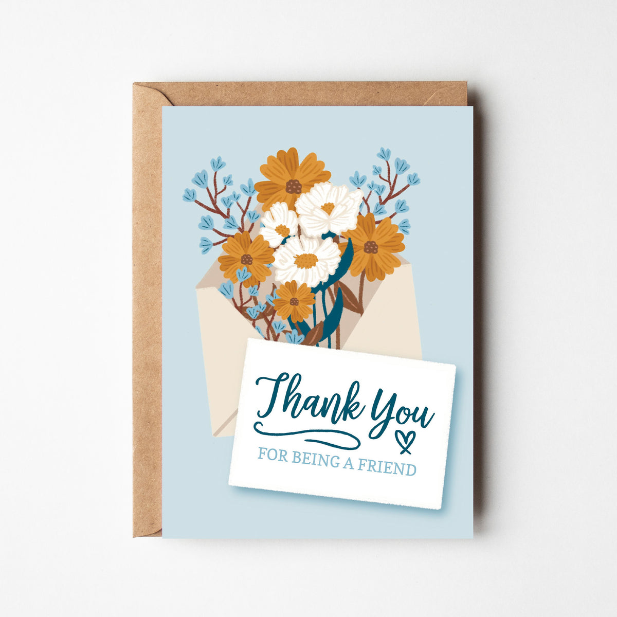 Thank You For Being A Friend Greeting Card
